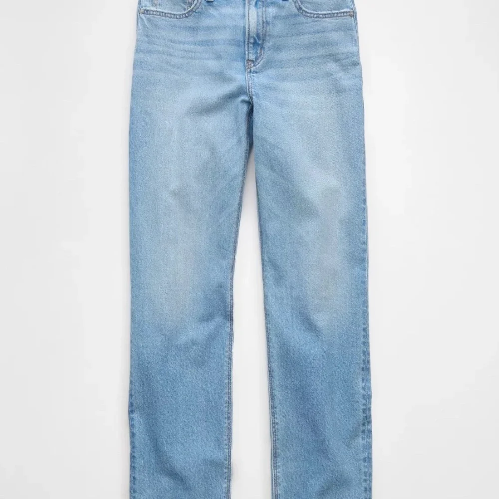 AE Stretch Super High-Waisted Straight Jean NWT 12 - Picture 4 of 7